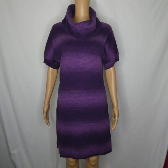 Athleta Zuni Space Dye Sweater Dress Turtleneck Md - Picture 2 of 11